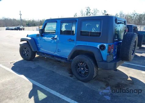 2010 Jeep Wrangler Unlimited Sport Rhd z USA, uszkodzony, nr VIN 1J4BZ3H18AL168265